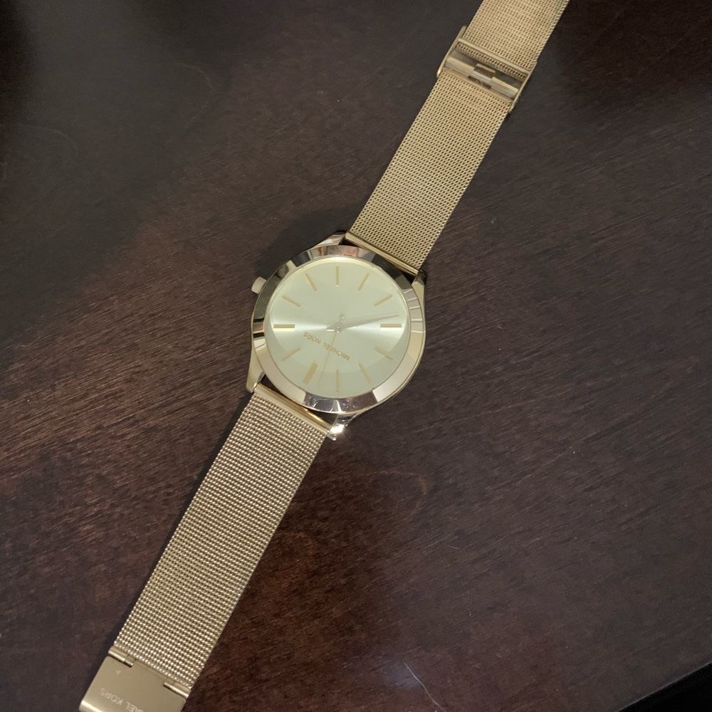 Gold mesh Michael Kors watch